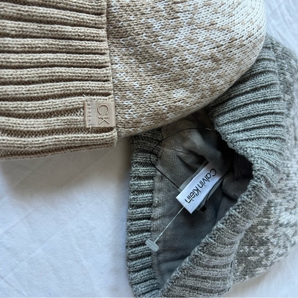 NEW Bundle Of 2 Calvin Klein Beanies, For The Price Of One - Picture 4 of 4